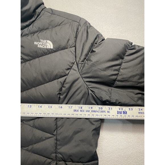 The North Face Puffer Jacket Womens Large Black 550 Fill Goose Down Outerwear - Picture 11 of 11